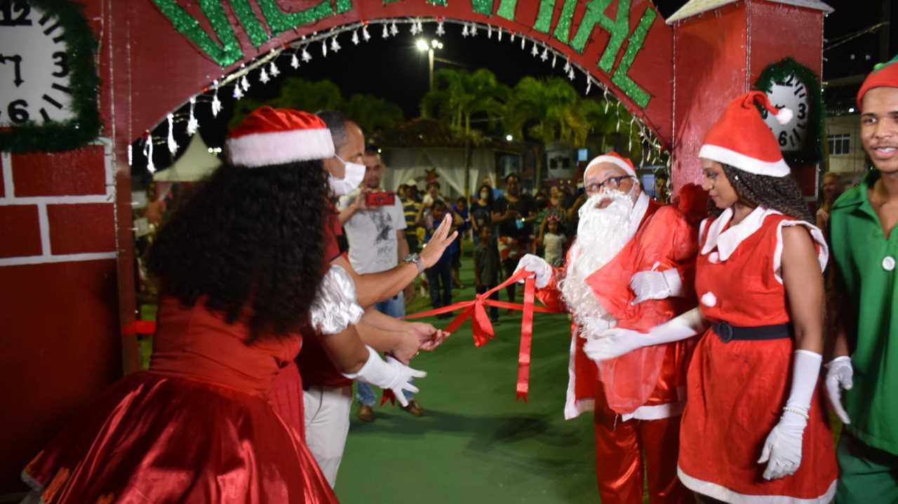 Camacã: Prefeitura inaugura a Vila Natal e encanta a população, principalmente as crianças